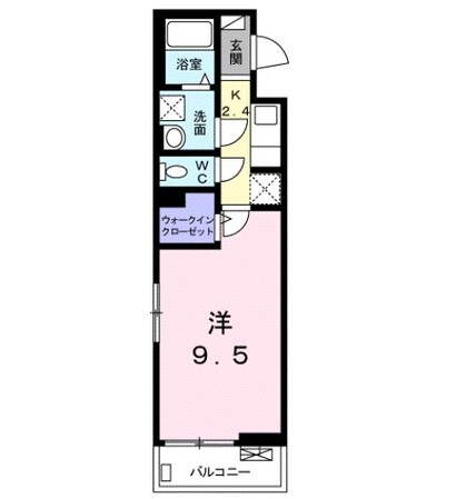 ソフィアフルールIIの物件間取画像